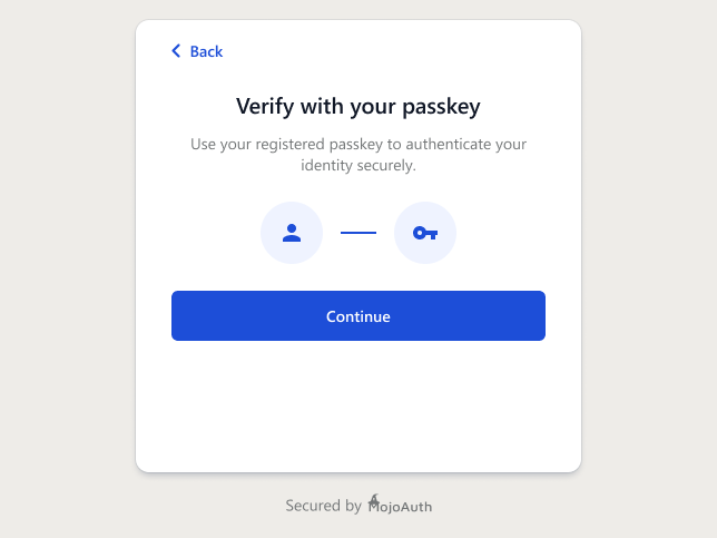 Passkeys Authentication